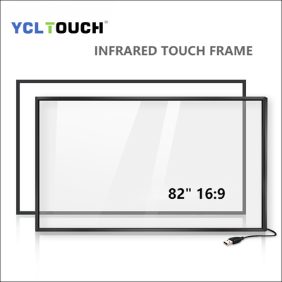YCLTOUCH υπέρυθρο πολυ πλαίσιο οθόνης αφής 82 ίντσας με 20 σημεία αφής